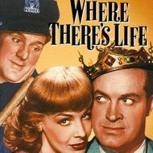 William Bendix Bob Hope and Signe Hasso in Where Theres Life 1947