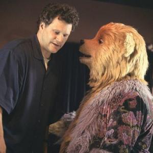 Peter Hastings (left) discusses a scene with Trixie (right).