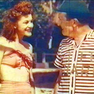 Grace Hathaway and Hermie Rose in Burlesque in Hawaii 1952