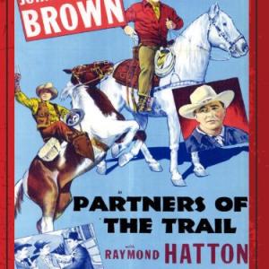 Johnny Mack Brown and Raymond Hatton in Partners of the Trail (1944)