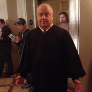 Jerry Hauck as Judge James Badgely on the set of 'How To Get Away With Murder'. (2015)