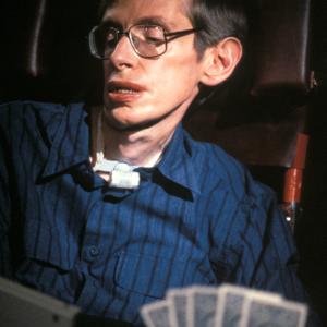 Still of Stephen Hawking in Star Trek The Next Generation 1987