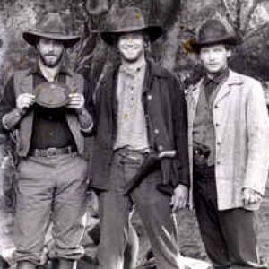 Lee Horsley Dennis Hayden and Robert Keith in Guns Of Paridice