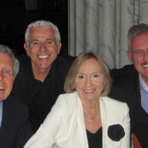 L to R Jeffrey Hayden Michael Anastasio Eva Marie Saint and Richard Weigle at a screening at the Turner Classic Film Festival in Philadelphia PA 2012
