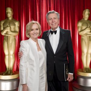 Eva Marie Saint left arrives to present at the 81st Annual Academy Awards with husband Jeffrey Hayden at the Kodak Theatre in Hollywood CA Sunday February 22 2009 airing live on the ABC Television Network