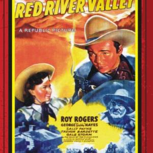 Roy Rogers George Gabby Hayes and Gale Storm in Red River Valley 1941