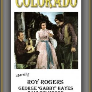 Roy Rogers George Gabby Hayes and Pauline Moore in Colorado 1940