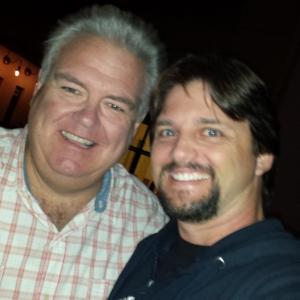 No we're not drunk . . . just a blurry selfie. This is Jim O'Heir and I before last year's Role Model Awards at Monroe High School, 2014.