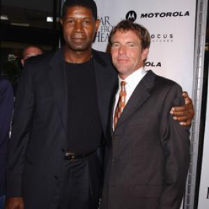 Dennis Quaid and Dennis Haysbert at event of Far from Heaven 2002