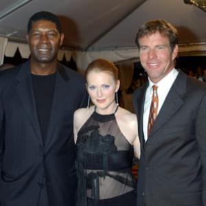 Julianne Moore Dennis Quaid and Dennis Haysbert at event of Far from Heaven 2002
