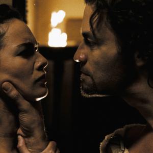Still of Lena Headey and Dominic West in 300 (2006)