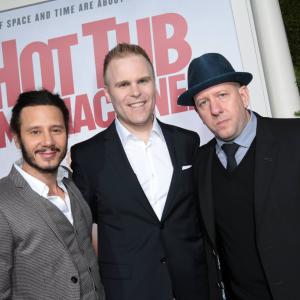 Andrew Panay Josh Heald  Steve Pink at Hot Tub Time Machine 2 premiere  February 18 2015
