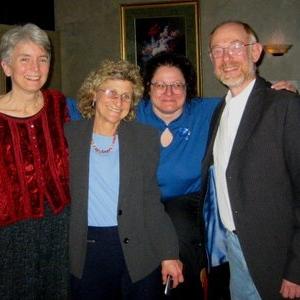 31905 Silver Anniversary Celebration for A Jury of Her Peers  the Chicago Cultural Center Director Sally Heckel left  Patricia Bryan Jan Lisa Huttner  Thomas Wolf