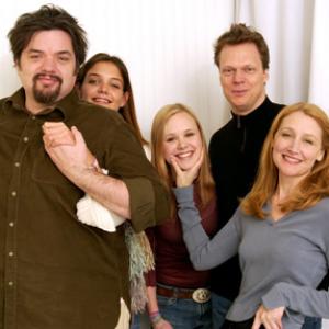 Oliver Platt Katie Holmes Patricia Clarkson Peter Hedges and Alison Pill at event of Pieces of April 2003