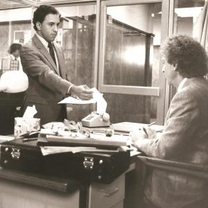 Kyle T Heffner with Gene Wilder in Woman in Red