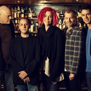 Andy Wachowski Johnny Klimek Lana Wachowski Reinhold Heil and Tom Tykwer at the Sunset Marquis Hotel prior to the premiere of Cloud Atlas