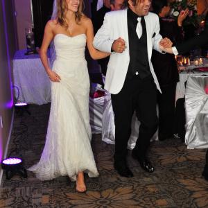 Brad Heller with his wife Svetlana Heller at their wedding