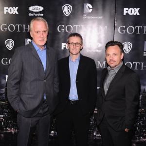 Danny Cannon, Bruno Heller and John Stephens at event of Gotham (2014)