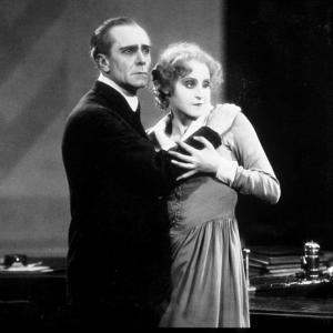 Still of Alfred Abel and Brigitte Helm in Metropolis 1927