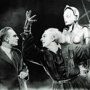 Still of Alfred Abel Brigitte Helm and Rudolf KleinRogge in Metropolis 1927