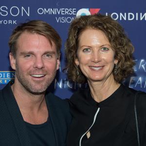 Ben Latham-Jones and Lynn Hendee, producers of Julie Taymor's Film, 'A Midsummer Night's Dream,' at NYC premiere, June 15, 2015