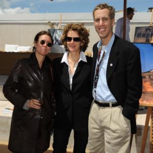 Julie Taymor, Lynn Hendee, Jim Stern, Icon Film Lunch, Cannes 2010