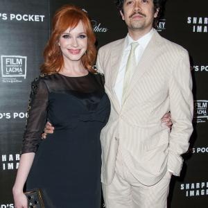 Geoffrey Arend and Christina Hendricks at event of God's Pocket (2014)