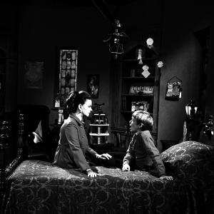 Still of Joan Bennett and David Henesy in Dark Shadows 1966