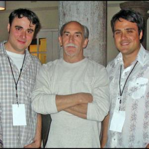 Left to right: Filmmakers Duane Graves, Kim Henkel and Justin Meeks at the 2005 Edgeworks International Short Film Festival