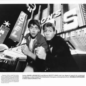 Promotional photo, shot in Las Vegas, for the movie Terminal Exposure. Mark Hennessy (L) and Scott King (R).