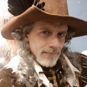 Mark Hennessy as the evil Comte de Guiche in TheatreWorks production of Cyrano de Bergerac