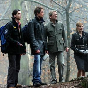 Still of Douglas Henshall, Andrew Lee Potts, James Murray and Lucy Brown in Primeval (2007)