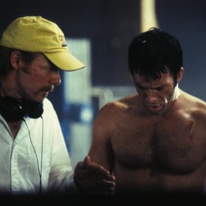 Still of Thomas Jane and Jonathan Hensleigh in The Punisher 2004