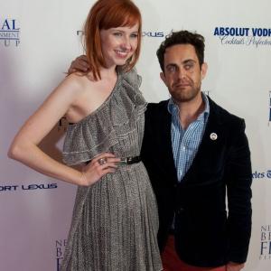 Mary Kate Wiles and Whit Hertford at the 2012 Newport Beach Film Festival screening of Dreamworld