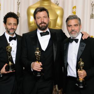 George Clooney Ben Affleck and Grant Heslov