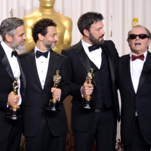 George Clooney, Jack Nicholson, Ben Affleck and Grant Heslov