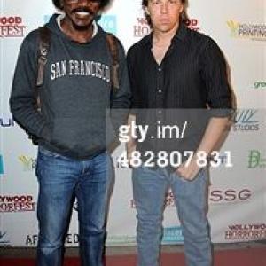 Kyle Hester with Tomas Boykin at the Hollywood Horrorfest