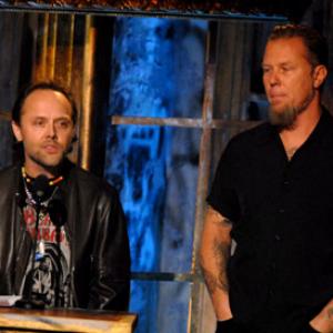 Lars Ulrich and James Hetfield