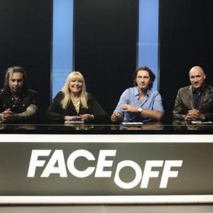 Still of Glenn Hetrick, Ve Neill, Patrick Tatopoulos and Neville Page in Face Off: A Force to Be Reckoned With (2012)