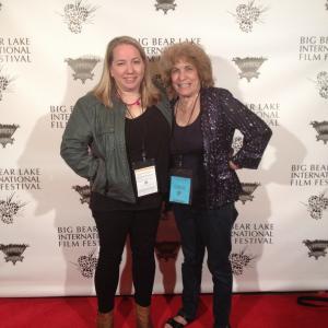 Dawn Higginbotham and Susan Higginbotham with THE USUAL at Big Bear International Film Festival.