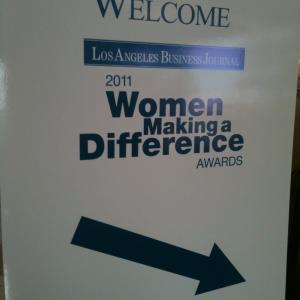Los Angeles Business Journal Women Making A Difference Nominee