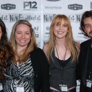 Pina De Rosa, Dawn Higginbotham, Brooke P. Anderson, and Carlo De Rosa at Newfilmmakers LA screening of Off The Ledge and Larsen.