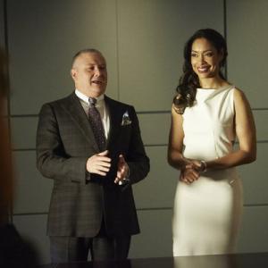 Still of Conleth Hill, Gina Torres and Edward Darby in Suits (2011)