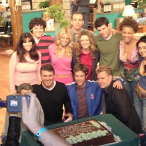 Ali Hillis and the cast of the JESSICA SIMPSON pilot for ABC