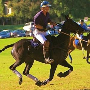 Grainger Hines at Will Rogers Polo Club Los Angeles