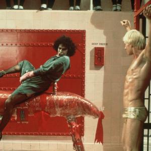 Still of Tim Curry and Peter Hinwood in The Rocky Horror Picture Show 1975