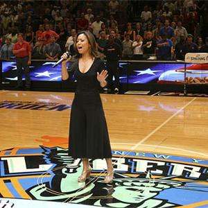 National Anthem at Madison Square Garden, New York for WNBA game. (2006)
