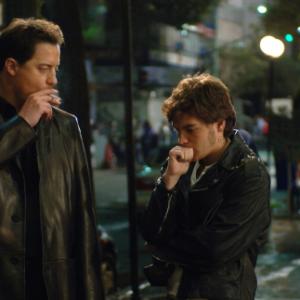 Still of Brendan Fraser and Emile Hirsch in The Air I Breathe 2007