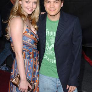 Emile Hirsch and Amanda Seyfried at event of Lords of Dogtown 2005