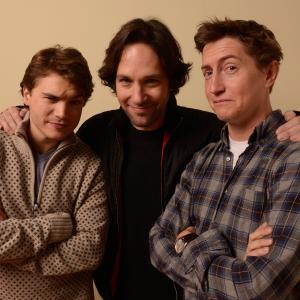 David Gordon Green, Emile Hirsch and Paul Rudd at event of Prince Avalanche (2013)
